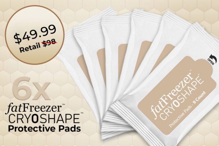 Fat Freezer Cryoshape Protective Pads 6 Pack Fat Freezer